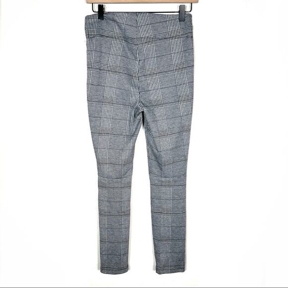 Max Studio gray and black plaid casual leggings pants size small S B123 - Picture 7 of 7